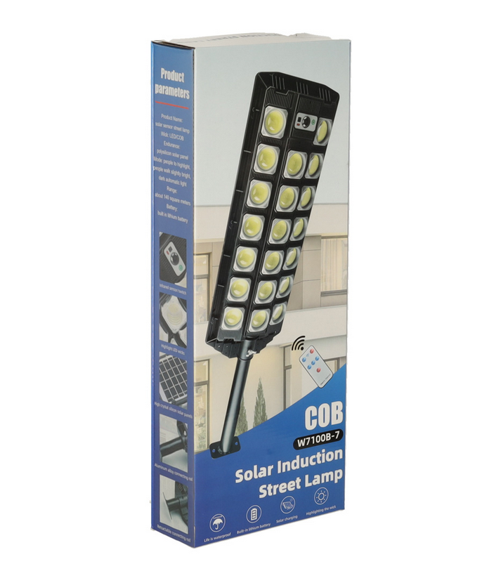 Lampa solarna LED zewnętrzna halogen latarnia