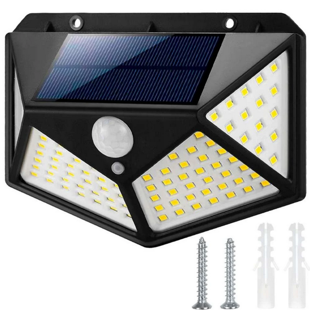 Lampa solarna czujnik ruchu i zmierzchu 100 LED