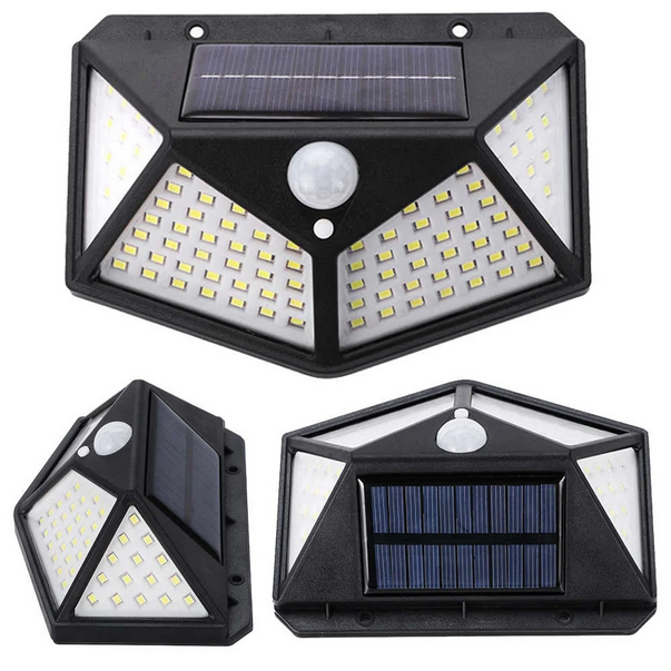 Lampa solarna czujnik ruchu i zmierzchu 100 LED