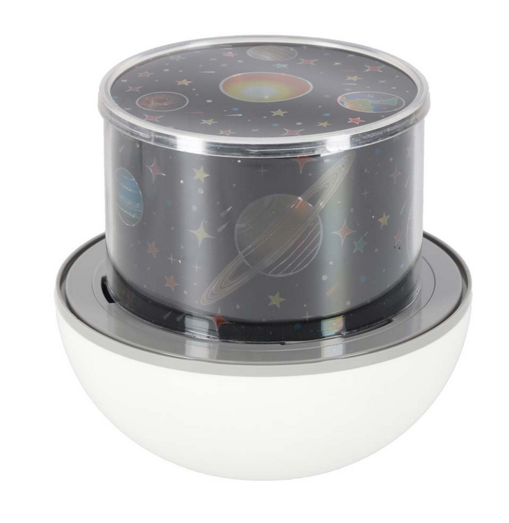 Lampka nocna projektor gwiazd LED USB obrotowy 6 motywów pilot królik