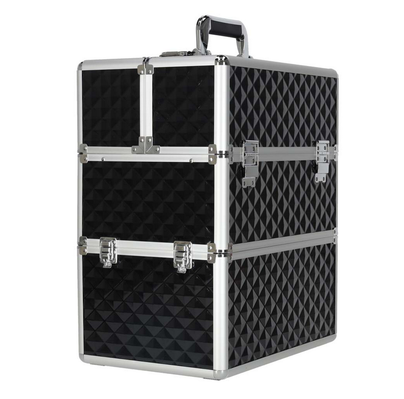 Kuferek na kosmetyki walizka organizer kosmetyczny XXL 3D