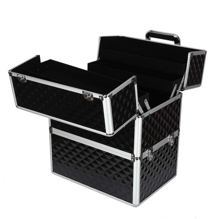 Kuferek na kosmetyki walizka organizer kosmetyczny XXL 3D