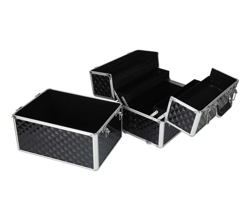 Kuferek na kosmetyki walizka organizer kosmetyczny XXL 3D