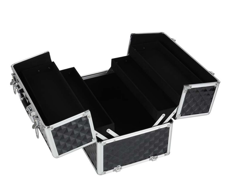 Kuferek na kosmetyki walizka organizer kosmetyczny XXL 3D