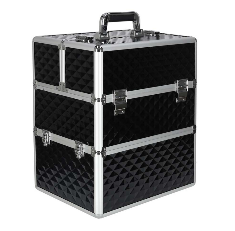 Kuferek na kosmetyki walizka organizer kosmetyczny XXL 3D
