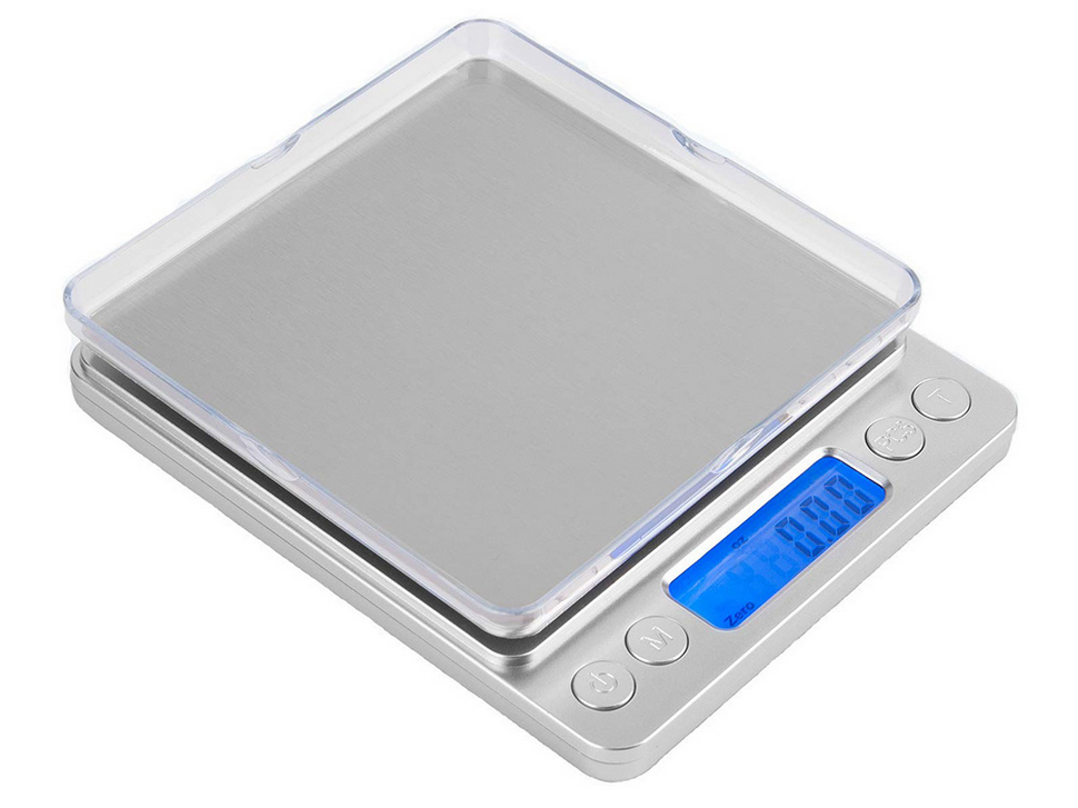 WAGA JUBILERSKA 500g 0,01g ELEKTRONICZNA DOMOWA PRECYZYJNA LCD KUCHENNA