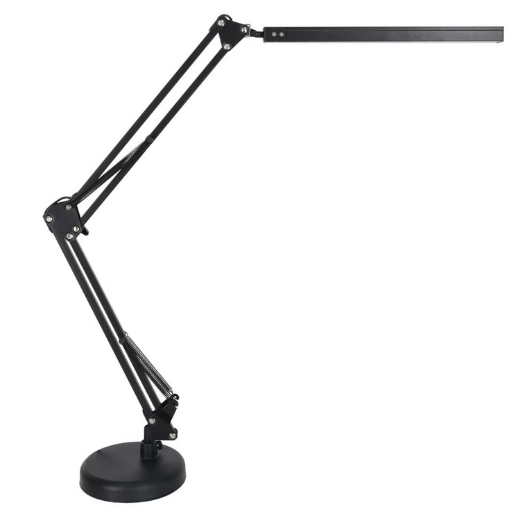 Lampka na biurko biurkowa LED USB obrotowy wysięgnik 2 SPOSOBY MOCOWANIA