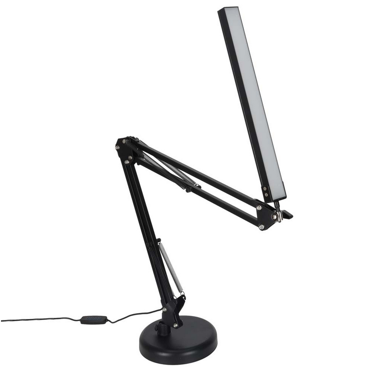 Lampka na biurko biurkowa LED USB obrotowy wysięgnik 2 SPOSOBY MOCOWANIA