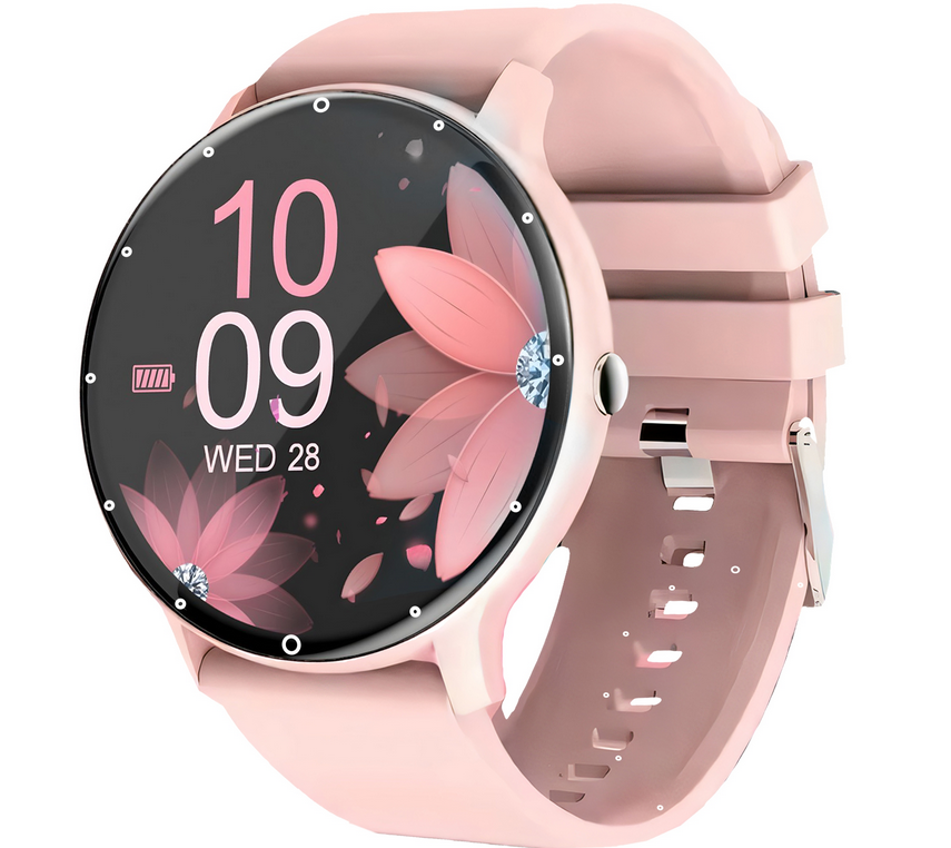 SMARTWATCH ZEGAREK DAMSKI WODOODPORNY IPS WYŚWIETLACZ APLIKACJA PL SPORT