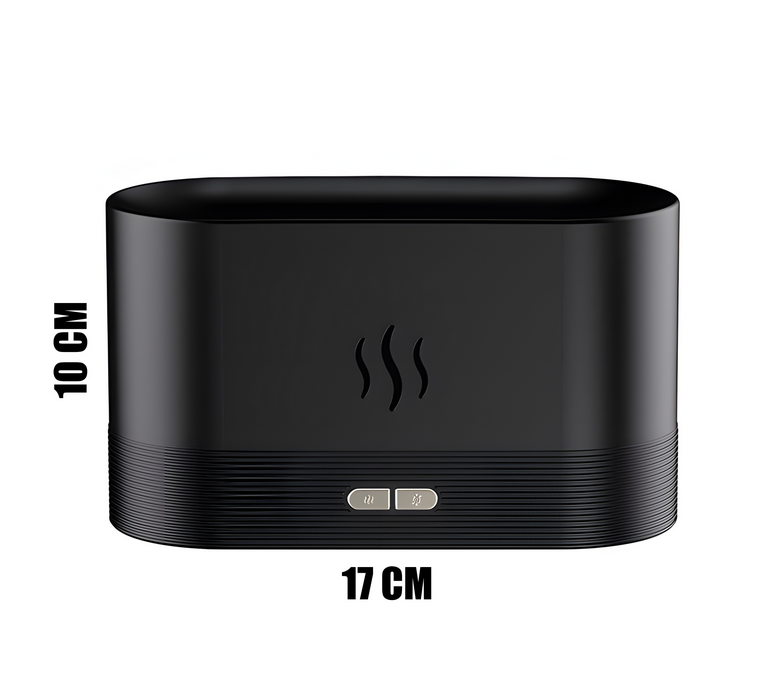 NAWILŻACZ POWIETRZA KOMINEK DYFUZOR AROMATERAPIA LAMPKA LED EFEKT OGNIA