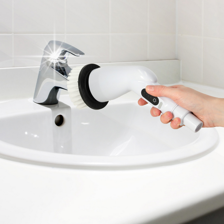 MOP OBROTOWY ELEKTRYCZNA SZCZOTKA DO CZYSZCZENIA Z 9 GŁOWICAMI SZCZOTKUJĄCYMI