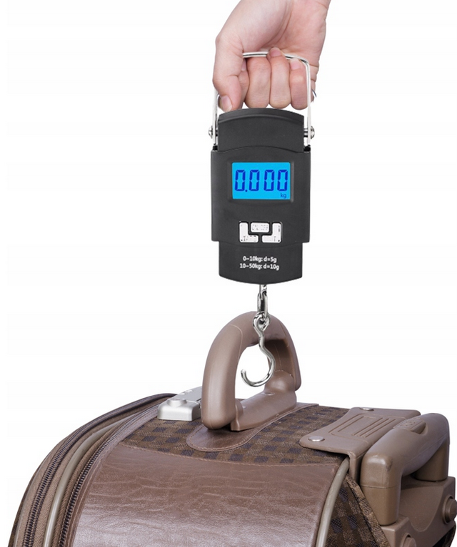 WAGA BAGAŻOWA HAKOWA WĘDKARSKA RĘCZNA 50 KG PODRĘCZNA PODRÓŹNA