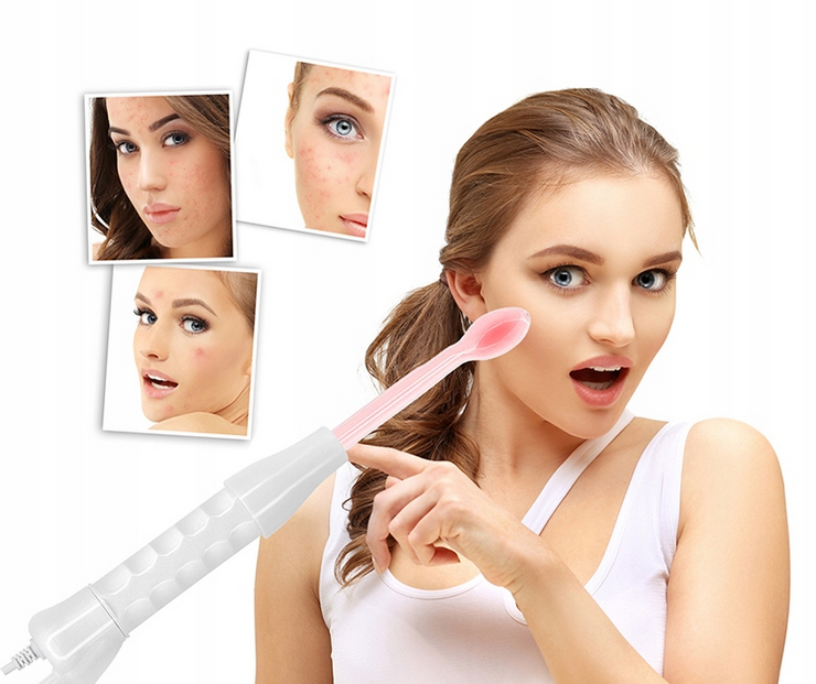 DARSONVAL DERMA WAND 4 PELOTY PIELĘGNACJA ELEKTRODY DO TWARZY WŁOSÓW CIAŁA