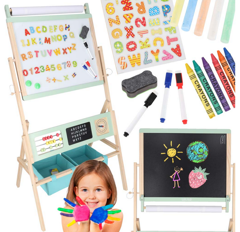 TABLICA MAGNETYCZNA KREDOWA  DWUSTRONNA KREDY MAGNESY KOSZE MARKERY