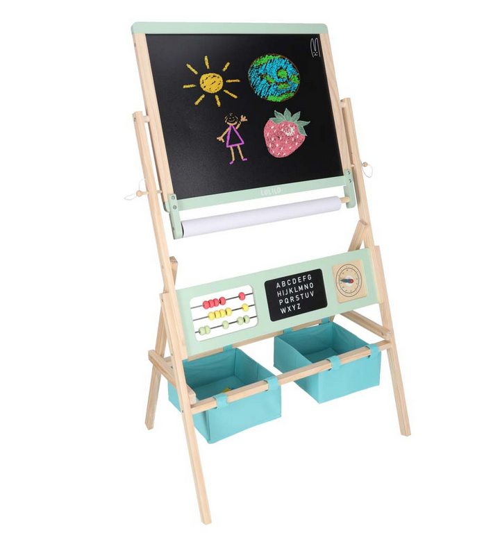 TABLICA MAGNETYCZNA KREDOWA  DWUSTRONNA KREDY MAGNESY KOSZE MARKERY