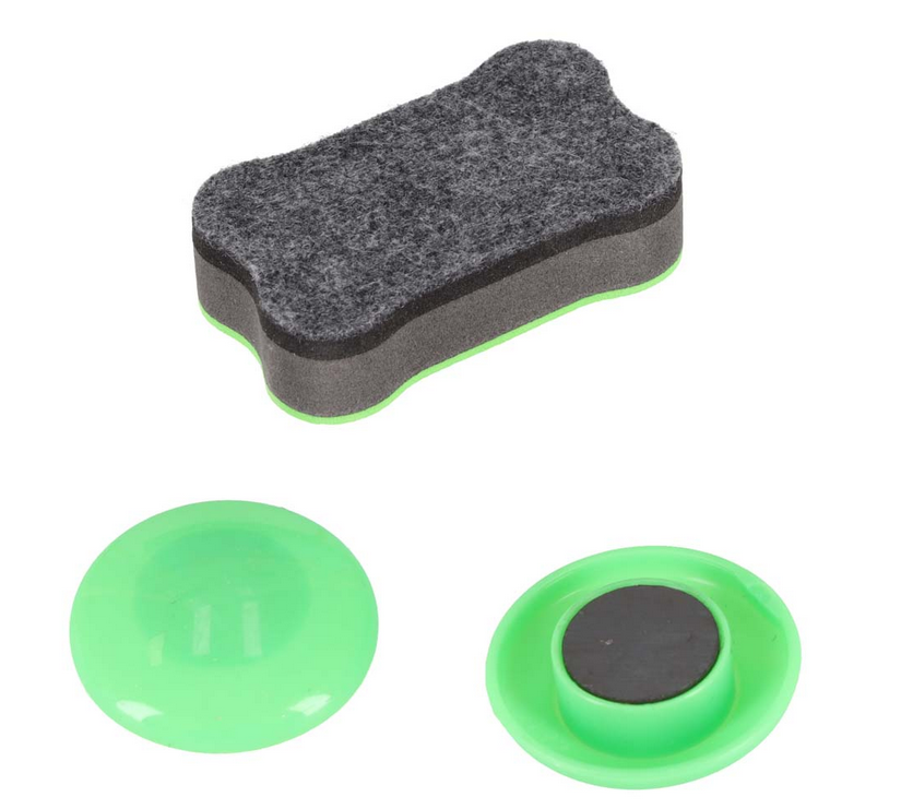 TABLICA MAGNETYCZNA KREDOWA  DWUSTRONNA KREDY MAGNESY KOSZE MARKERY