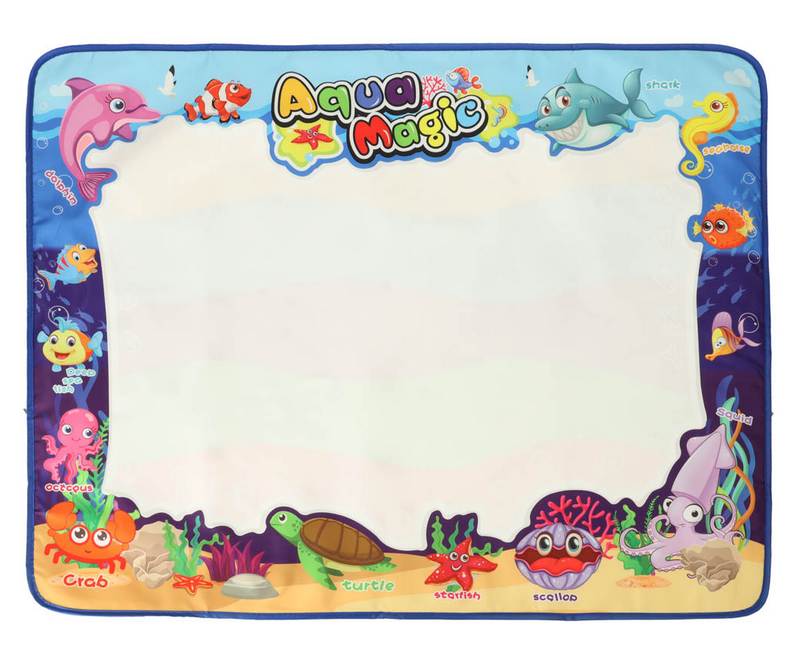 MATA WODNA DO RYSOWANIA I MALOWANIA WODĄ XXL PIECZĄTKI SZABLONY ZESTAW 100 x 80 cm