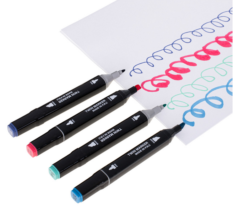 MARKERY DWUSTRONNE MAZAKI ALKOHOLOWE ETUI 168 + PODSTAWKA