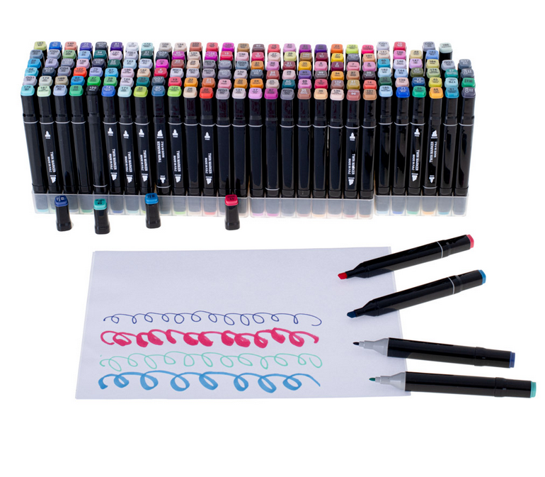 MARKERY DWUSTRONNE MAZAKI ALKOHOLOWE ETUI 168 + PODSTAWKA