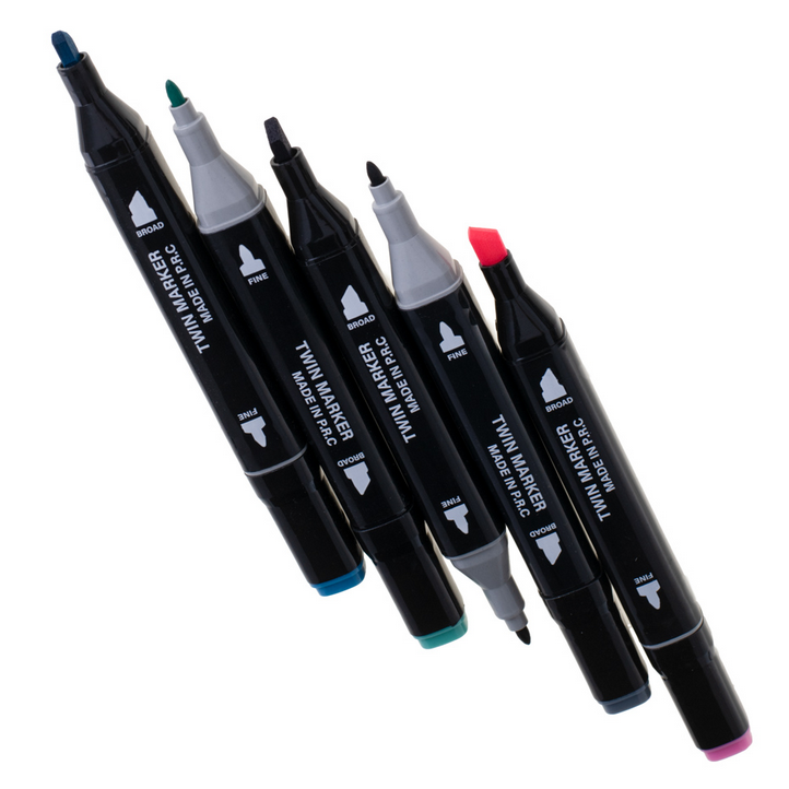 MARKERY DWUSTRONNE MAZAKI ALKOHOLOWE ETUI 168 + PODSTAWKA