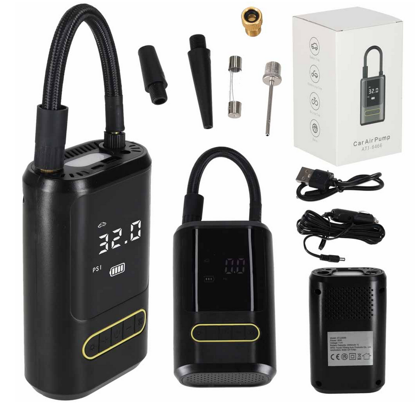 POMPKA ROWEROWA ELEKTRYCZNA SAMOCHODOWA POWERBANK USB