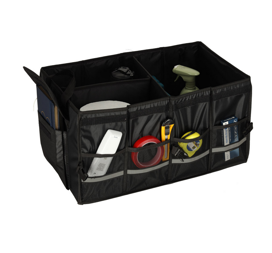 ORGANIZER DO BAGAŻNIKA DUŻA TORBA DO SAMOCHODU Z ODBLASKAMI
