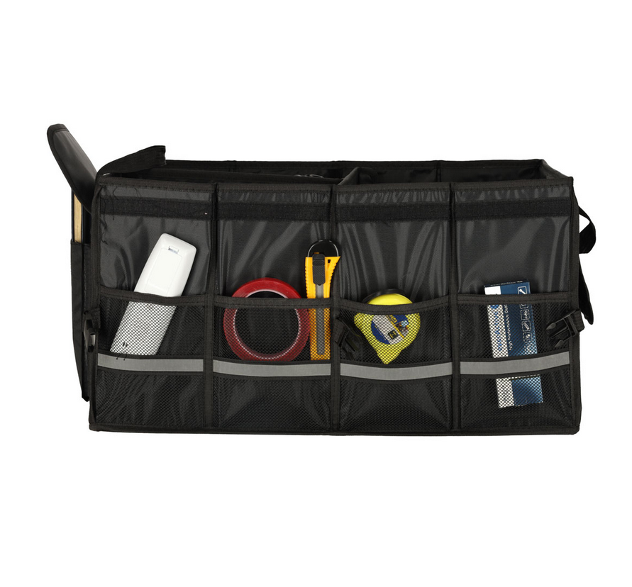 ORGANIZER DO BAGAŻNIKA DUŻA TORBA DO SAMOCHODU Z ODBLASKAMI