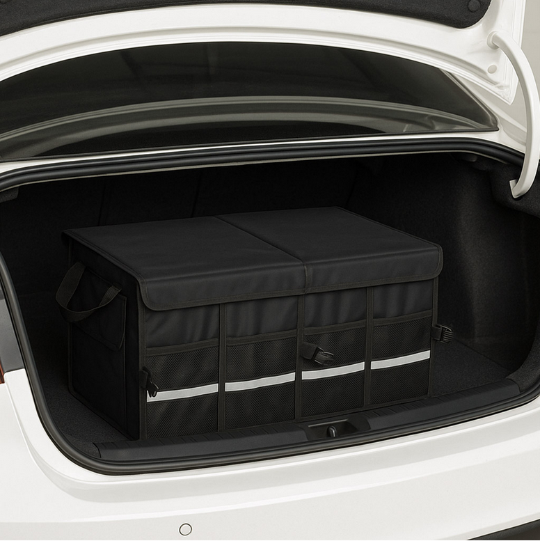 ORGANIZER DO BAGAŻNIKA DUŻA TORBA DO SAMOCHODU Z ODBLASKAMI