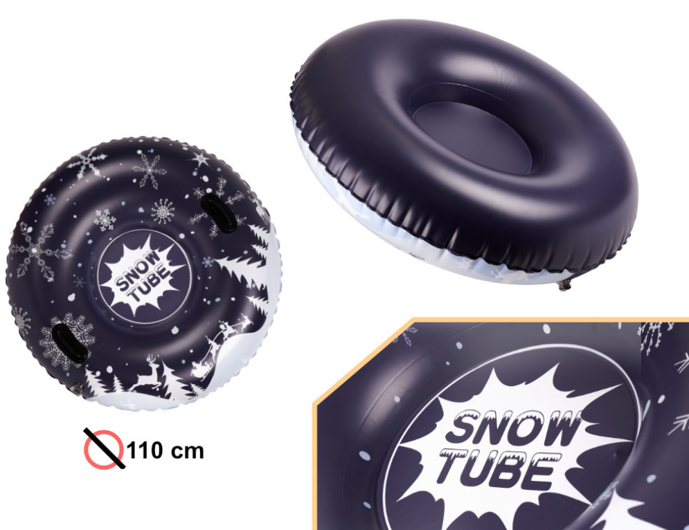 ŚLIZGACZ SANKI DMUCHANE NA ŚNIEG KOŁO OPONA 110cm x 26cm