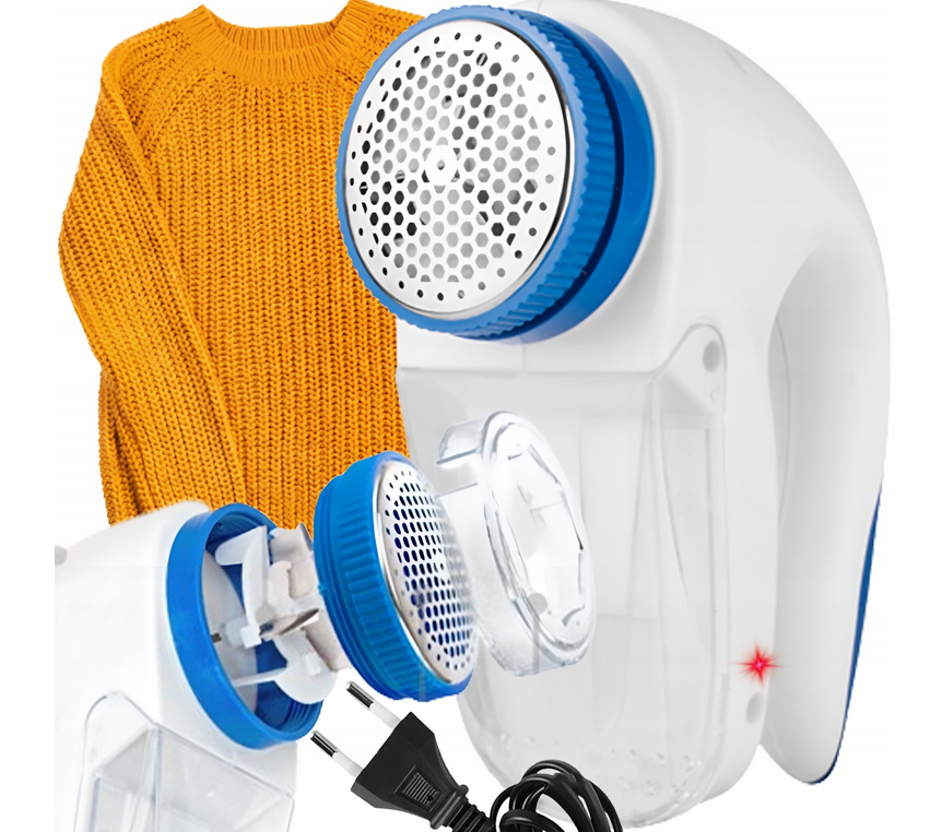 DUŻA GOLARKA DO UBRAŃ ODZIEŻY SWETRÓW TAPICERKI MASZYNKA SIECIOWA MOCNA